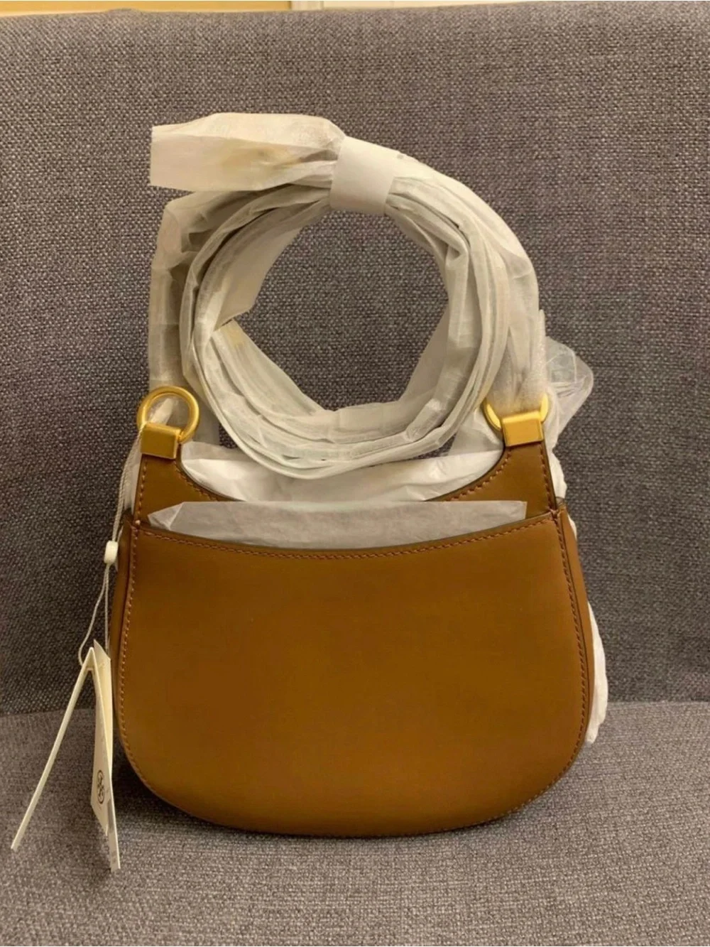 New Tory Burch Shoulder Bag 75813 leather Brown Diagonally crossbody  MRSP $598